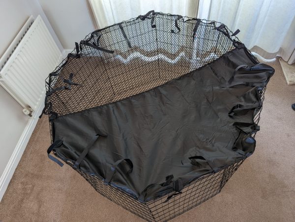 Cover Large 8 Side Sun Shade Heavy Duty Pet Pen Play Dog Cage Crate Run Fitted Elastic